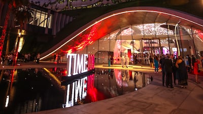 The Time 100 Gala and Impact Awards took place at the Museum of the Future.