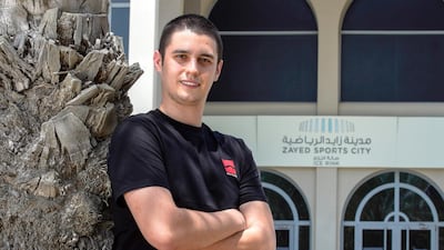 UAE figure skating national team coach Yevhen Kovalov. Victor Besa / The National