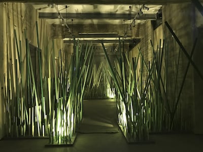 A 'forest' of memory and remembrance of the 17,000 people declared missing during the Lebanese civil war. Courtesy Zena Al Halil