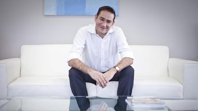 David Michaux, Director of Whispering Bell. Razan Alzayani / The National