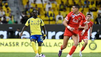 Al Nassr's Sadio Mane had a goal chalked off. Reuters