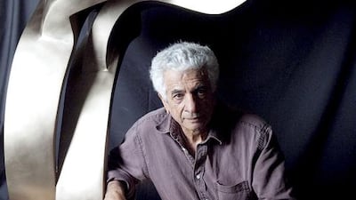 Parviz Tanavoli is among three Iranian artists whose works are showing in the US. John Gordon / Courtesy Parviz Tanavoli