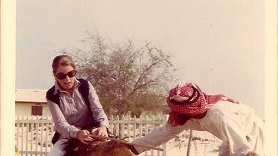 Jan Constable in Dubai in 1972. Courtesy Jan Constable