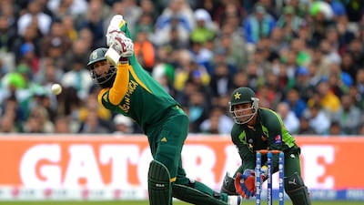 Hashim Amla batted a 50 for South Africans against Pakistan A on Tuesday in Sharjah. Andrew Yates / AFP