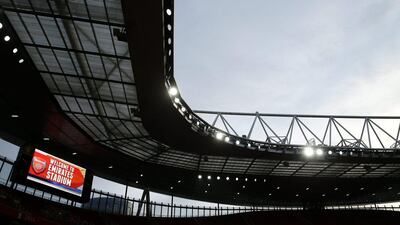 A general view inside Emirates Stadium on Monday night during the Premier League game between Arsenal and Bournemouth. John Sibley / Action Images / Reuters