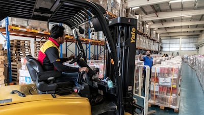 Surgical kits and medical supplies worth almost $600,000 (Dh2.2m) at International Humanitarian City on Tuesday