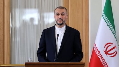 Iran's Foreign Minister Hossein Amir Abdollahian in Tehran, on July 20, 2022. AFP