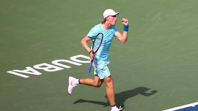 Denis Shapovalov was too good for Hubert Hurkacz in their Dubai Duty Free Tennis Championships third round match. Getty Images