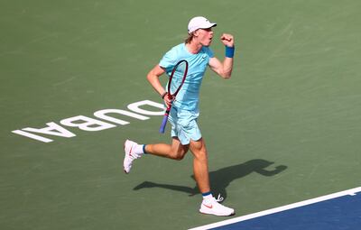 Denis Shapovalov was too good for Hubert Hurkacz in their Dubai Duty Free Tennis Championships third round match. Getty Images