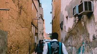 Khutwat khair volunteers in Riyadh during Ramadan. Photo: Khutwat Khair