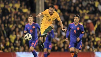 Mark Milligan is part of the Australia squad training in Turkey this week ahead of the World Cup in Russia. Mike Hewitt / Getty Images