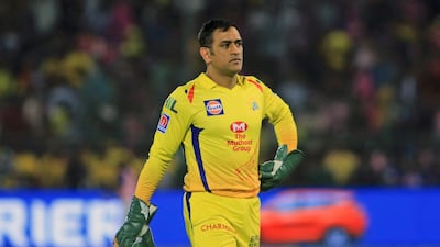 MS Dhoni has been fined for his behaviour in Chennai Super Kings's win in the Indian Premier League on Thursday. AP Photo