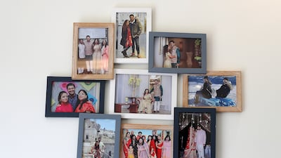 Family photos on display