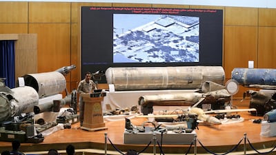 Saudi-led coalition spokesman, Colonel Turki Al Malki, speaks during a news conference in Riyadh, Saudi Arabia. Reuters
