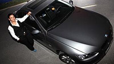 Huwaida Tughar describes her BMW 325 Coupe as being the ideal car for her lifestyle.