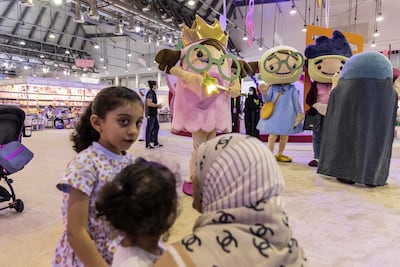 The Sharjah Children's Reading Festival is taking place at the Expo Centre Sharjah under the theme Create Creativity. Antonie Robertson / The National