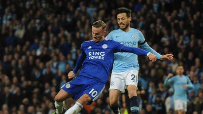 Left midfield: James Maddison (Leicester). That he had created more chances than Lionel Messi shows just how productive Maddison is. Stepped up from the Championship smoothly. AP Photo