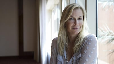 Actress Katherine Lang of The Bold and the Beautiful is in Abu Dhabi to film some episodes and to run a triathlon. Mona Al-Marzooqi/ The National / March 2014