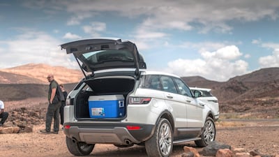 Even for its compact size, storage space isn't an issue in the Evoque.
