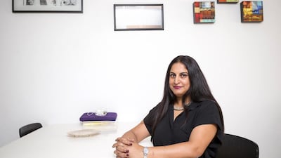 Shelina Jokhiya, founder of Decluttr Me at her home in Dubai. Antonie Robertson / The National