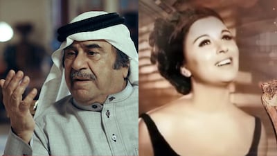 Kuwaiti comic Abdulhussain Abdulredha and Egyptian actress Soad Hosny are being honoured on the small screen. The National and YouTube