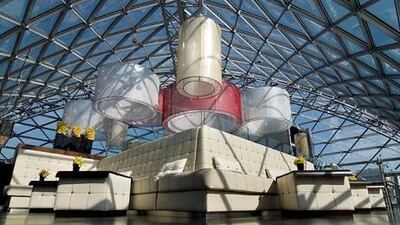 02 Lounge at the Ritz-Carlton, Moscow.