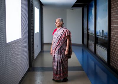Dr Zulekha Daud, 82, chairwoman of the Zulekha Healthcare Group. Reem Mohammed / The National