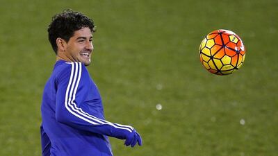 Football Soccer - Norwich City v Chelsea - Barclays Premier League - Carrow Road - 1/3/16Chelsea's Alexandre Pato warms up before the matchAction Images via Reuters / Peter CziborraLivepicEDITORIAL USE ONLY. No use with unauthorized audio, video, data, fixture lists, club/league logos or "live" services. Online in-match use limited to 45 images, no video emulation. No use in betting, games or single club/league/player publications. Please contact your account representative for further details.