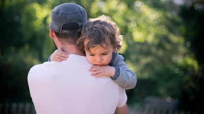 Men can suffer from Paternal Post-Natal Depression. Getty Images