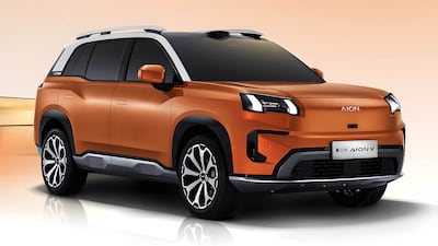 The GAC Aion V is a spacious electric SUV with a claimed driving range of up to 510km. Photo: GAC