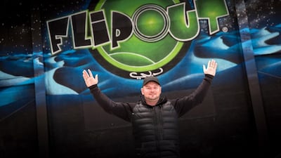 Brent Grundy, founder and chief executive of Flip Out, believes now is the perfect time to open in Dubai. Courtesy Flip Out