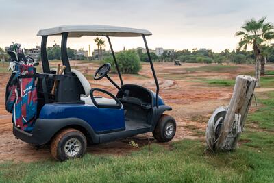 The club's financial struggles are evident from the state of its facilities, including the grass on its course. Matt Kynaston / The National