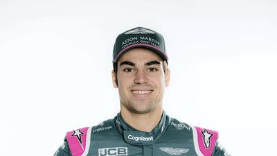 Lance Stroll. Courtesy Aston Martin