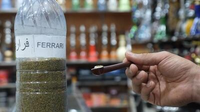 Tobacco for sale in Abu Dhabi. Delores Johnson / The National