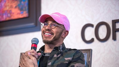 F1 World Champion Lewis Hamilton shared stories from his schooldays at the Global Education and Skills Forum in Dubai, saying his racing practice meant he sometimes ended up in detention. Victor Besa / The National