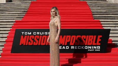 Actress Vanessa Kirby in Rome for the new Mission Impossible film premiere