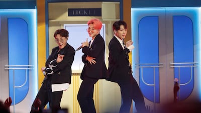 K-pop band BTS perform during the 2019 Billboard Music Awards. Reuters