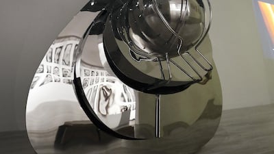 'Rhapsody of Culture' by Mattar Bin Lahej at Manarat Al Saadiyat. Chris Whiteoak / The National