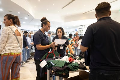 The Stitches school uniform supplier in Al Quoz, Dubai. Antonie Robertson / The National