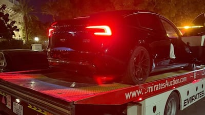 A release fee of Dh50,000 can be imposed on vehicles impounded for serious traffic violations. Photo: Dubai Police