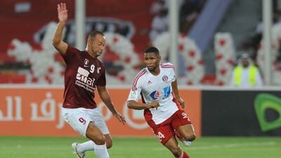 Fernando Baiano, left, is showing signs of returning to his best form, according his manager at Al Wahda.