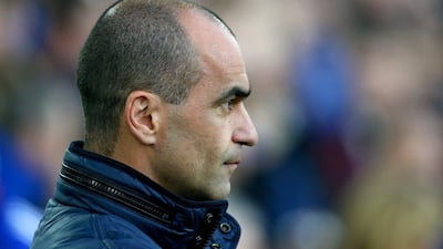 Roberto Martinez Manager of Everton looks on before the FA Cup sixth round match between Everton and Chelsea at Goodison Park on March 12, 2016 in Liverpool, England. (Photo by Clive Brunskill/Getty Images)