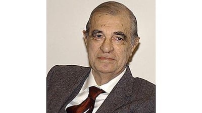 Amin al Hafez, seen here in 2006, died in hospital on Monday after a long period of illness. He was 88.