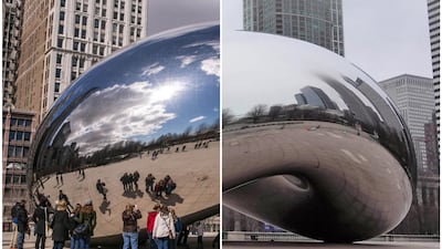 Anish Kapoor's 'Cloud Gate' in Chicago. Getty