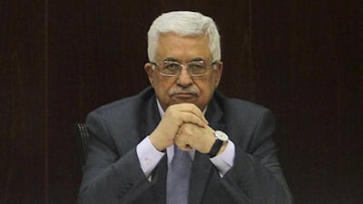 The Palestinian Authority president Mahmoud Abbas heads a cabinet meeting in the West Bank city of Ramallah on July 28, 2013. Issam Rimawi/Reuters