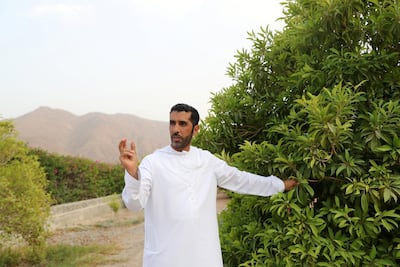 Ali Al Mazroui's family settled in Wadi Al Helo 80 years ago. Chris Whiteoak / The National