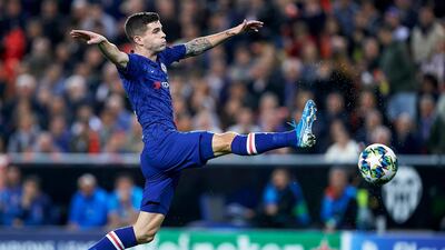 Christian Pulisic of Chelsea. Getty