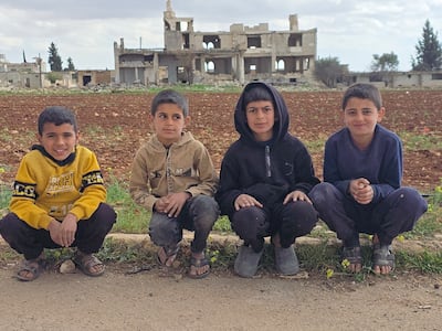 Children from Kafr Zaita, in western Syria. Photo: Adam Kelwick