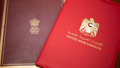The UAE and Indian signed new joint agreements in 2026. UAE Presidential Court