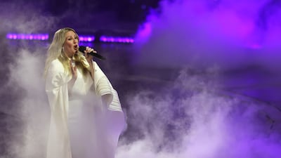 Ellie Goulding performs at the opening ceremony of Expo 2020 Dubai. Photo: Francois Nel / Getty